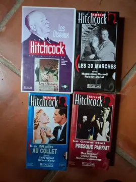 lot de 4 cassettes vidéo Hitchcock neuves