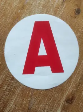 Disque A jeune conducteur, autocollant