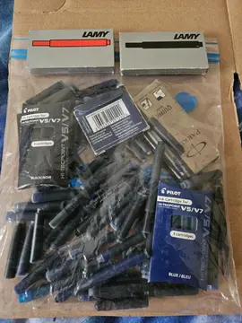 lot cartouches encre stylo