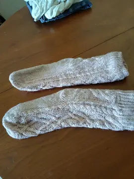 paire de chaussons/chaussettes d'intérieur p 37/38p