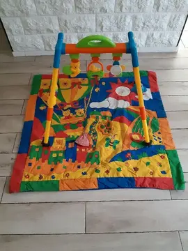 Portique d'activites jeu d'éveil Kidway+Tapis d'éveil