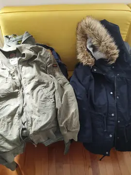 Lots de manteaux et vestes chaudes H/F