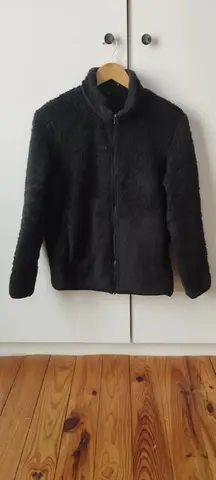 Polaire duveteuse Uniqlo verte taille XS