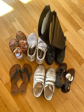 Lot de 6 paires de chaussures femme Taille 38