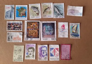timbres de France, année 1990 (lot 28)