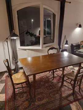 table en bois massif