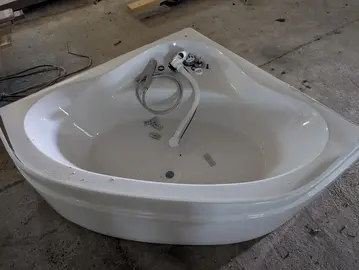 Baignoire d'angle