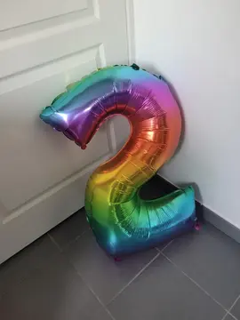 ballon gonflable anniversaire 5 ou 2