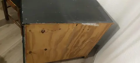 commode bois 4 tiroirs