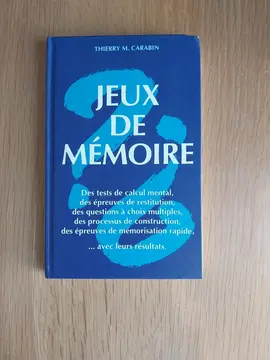 livre " jeux de mémoire "