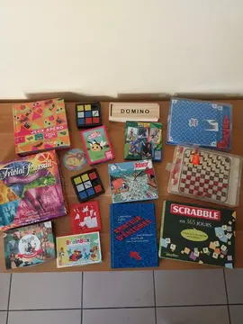 lot de jeux de société