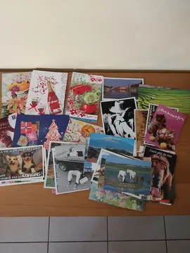 lot de cartes de voeux
