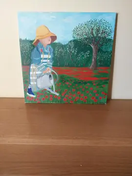 tableau peint à la main