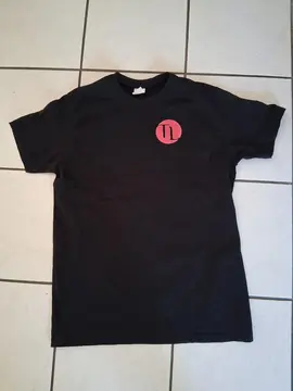 Lot de 2 t-shirts noirs T L femme