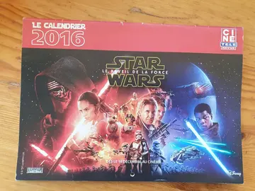 Petit calendrier 2016 Star Wars