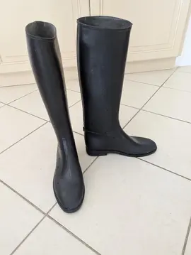 Paire de bottes équitation, en caoutchouc , taille 40