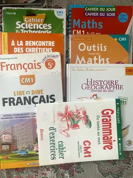 divers manuels cm1