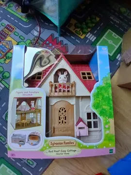 Maison de poupée avec personnage