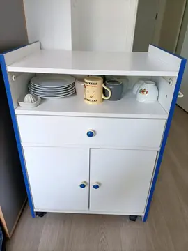 Desserte de cuisine en mélaminé