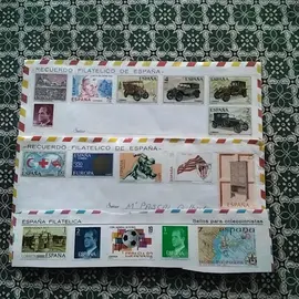 donne timbres collection espagne