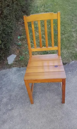 chaise bois à venir chercher ce week-end