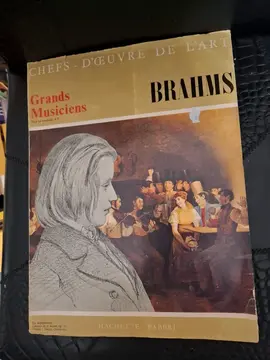 livre-disque 33t Brahms