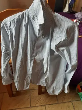 chemise à rayures