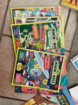 donne livres, activités et jeu enfant