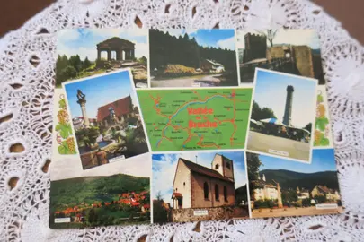 Ancienne carte postale VALLEE de la BRUCHE (Bas-Rhin) 1977