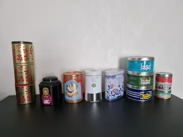 Boîtes de thé vides