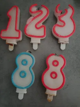 Bougies chiffres