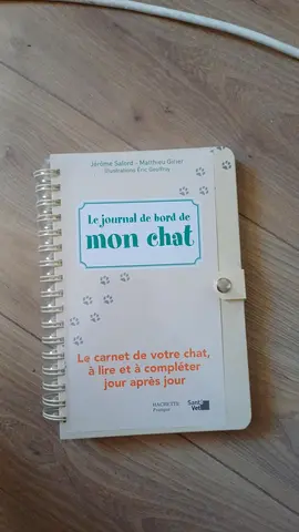 journal de bord pour chat