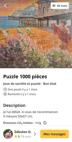 Puzzle 100 pièces