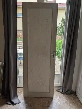 Porte intérieure blanche