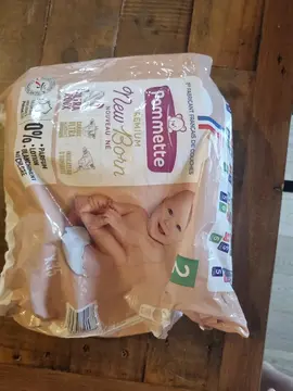 demi paquet de couches taille 2