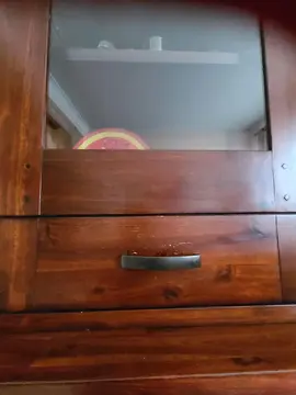 vitrine buffet en bois