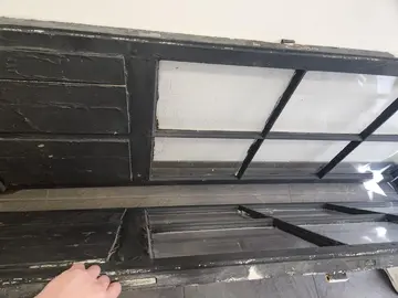 portes en bois vitrée
