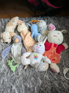 Lot de doudous petite taille