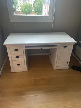 bureau blanc maison du minde