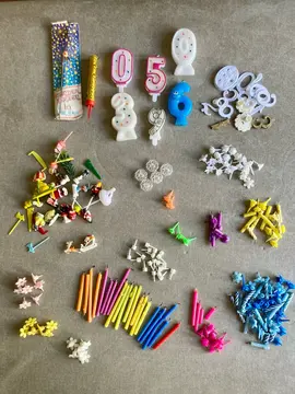 Lot déco bougies pour gâteaux