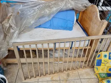 lit bébé en bois 70x140