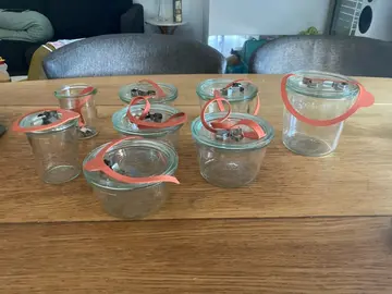 Pots hermétique en verre