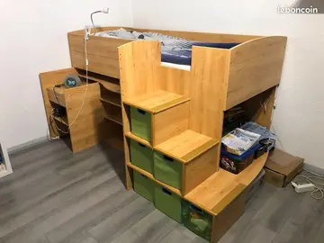 Donne Lit enfant à étage avec bureau Gautier France