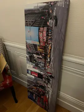 grand cadre New York type toile