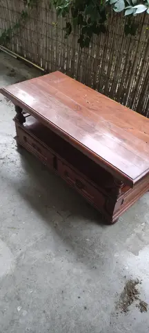 table basse bois massif