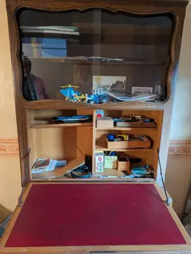 secrétaire bois vintage