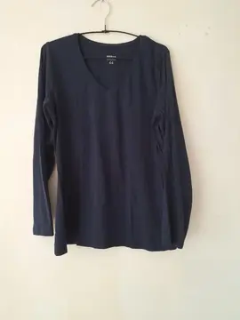 Tee-shirt à manches bleu T 44