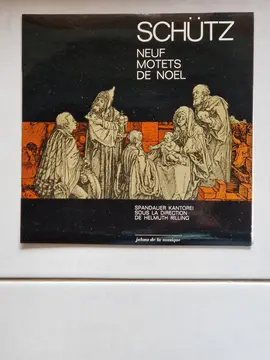 Disque vinyle "Schutz : Neuf motets de Noel"