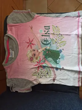 haut pyjama reine des neiges 8 ans