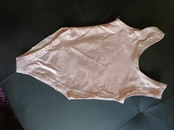 Maillot justaucorps rose clair 8 ans